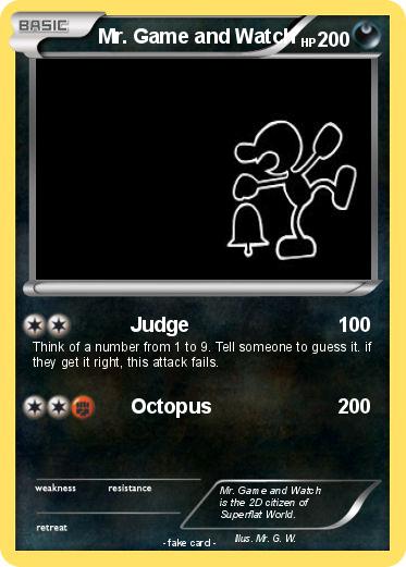 Pokemon Mr. Game and Watch