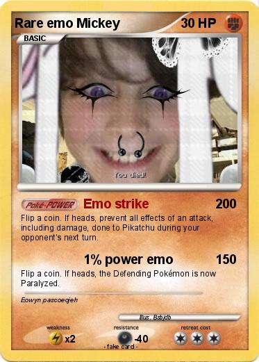 Pokemon Rare emo Mickey