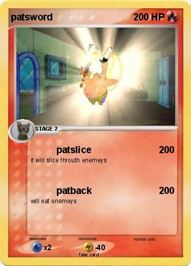 Pokemon patsword