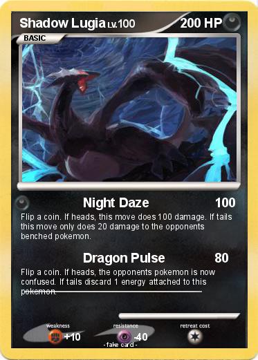 Pokemon Shadow Lugia