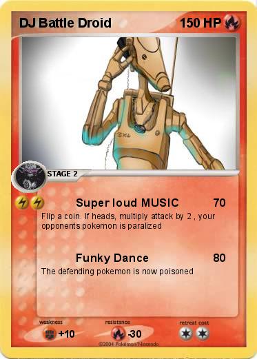 Pokemon DJ Battle Droid