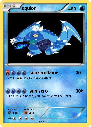 Pokemon aquion