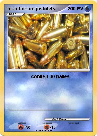 Pokemon munition de pistolets