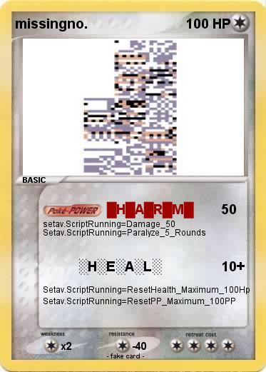 Pokemon missingno.