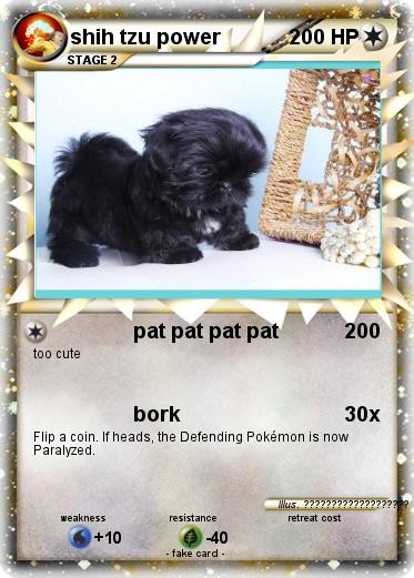 Pokemon shih tzu power