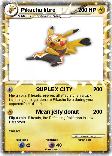 Pokemon Pikachu libre