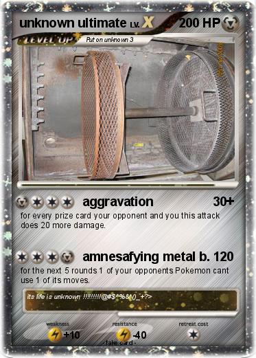 Pokemon unknown ultimate