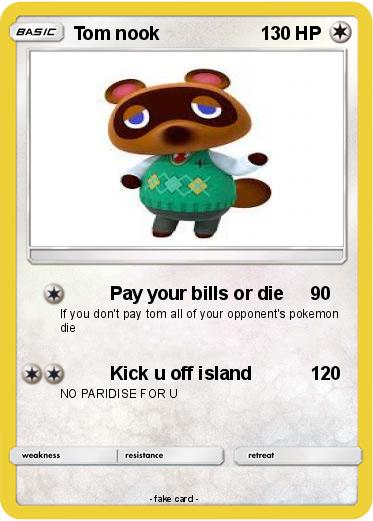 Pokemon Tom nook