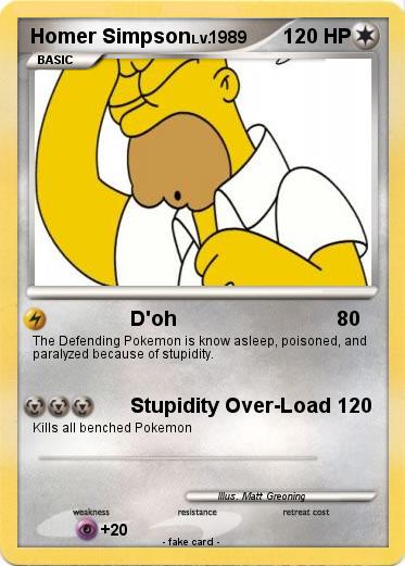 Pokemon Homer Simpson