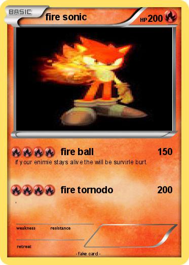 Pokemon fire sonic