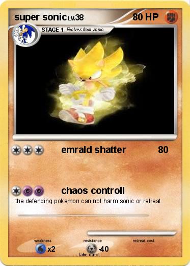 Pokemon super sonic