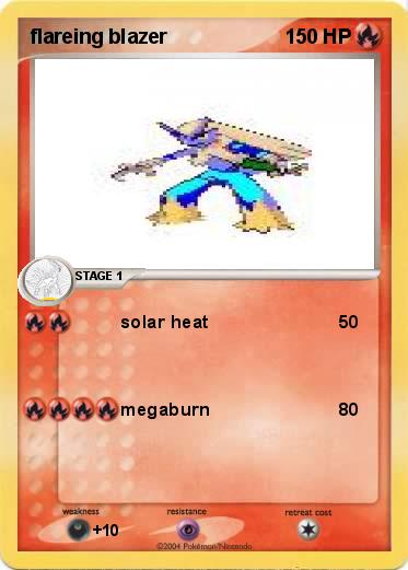 Pokemon flareing blazer