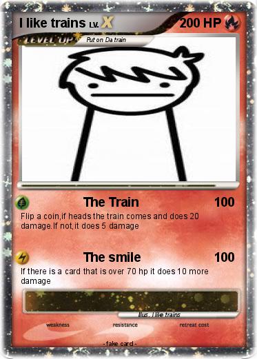 Pokemon I like trains