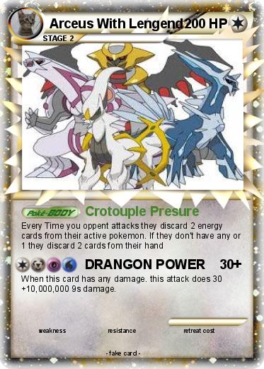Pokemon Arceus With Lengend