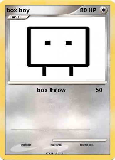 Pokemon box boy