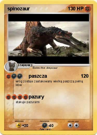 Pokemon spinozaur