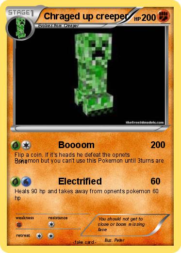 Pokemon Chraged up creeper