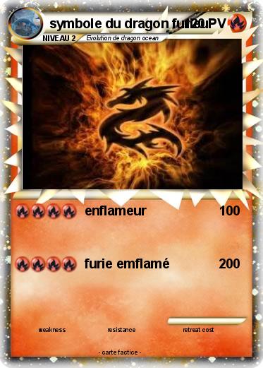 Pokemon symbole du dragon furieu