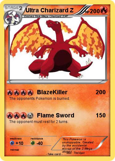 Pokemon Ultra Charizard Z