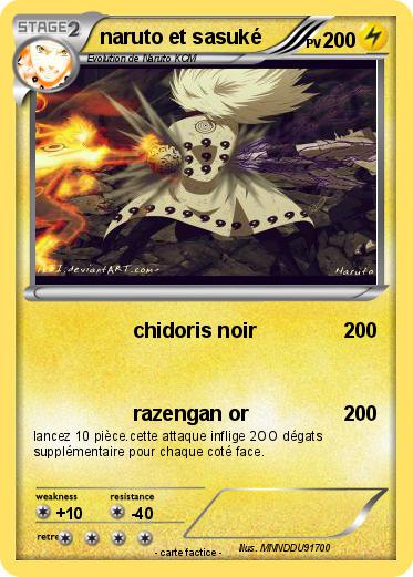 Pokemon naruto et sasuké
