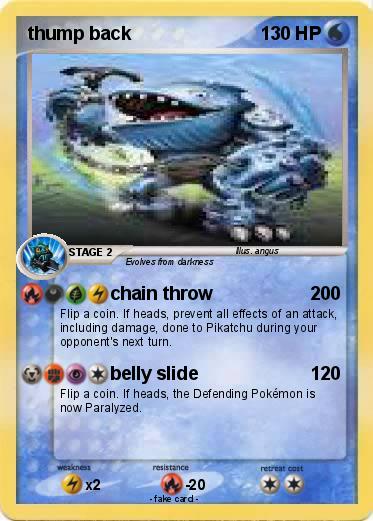 Pokemon thump back