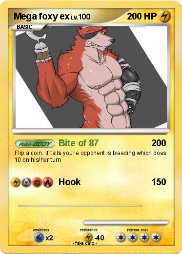 Pokemon Mega foxy ex