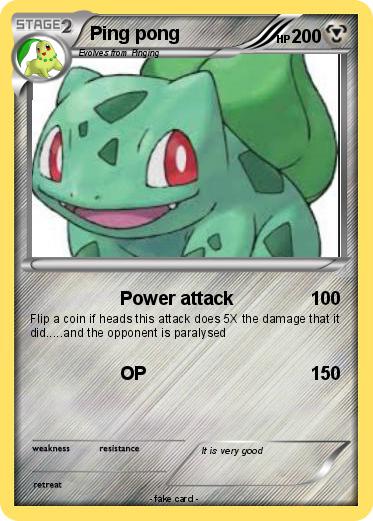 Pokemon Ping pong