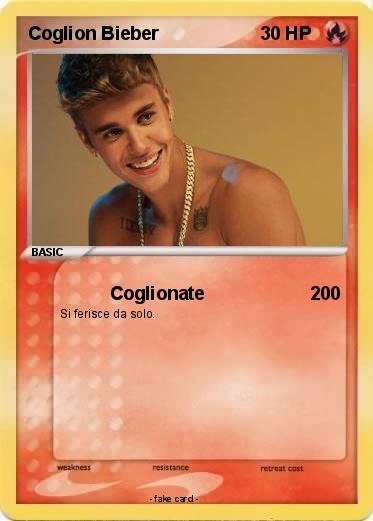 Pokemon Coglion Bieber