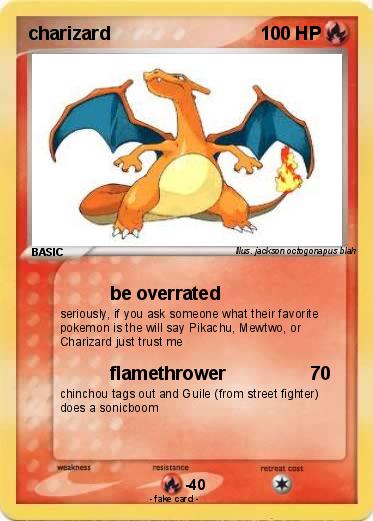 Pokemon charizard