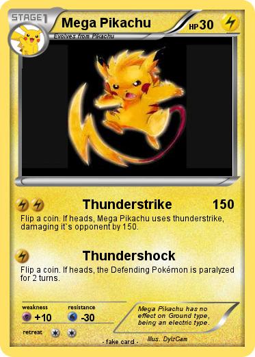 Pokemon Mega Pikachu