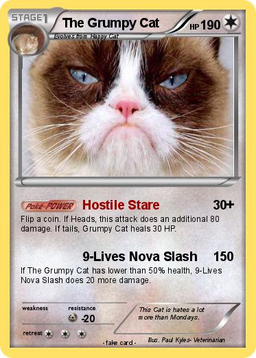 Pokemon The Grumpy Cat