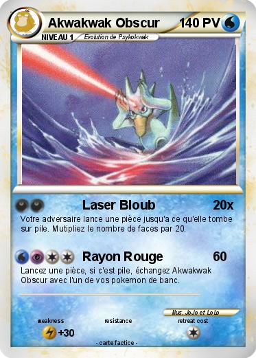 Pokemon Akwakwak Obscur
