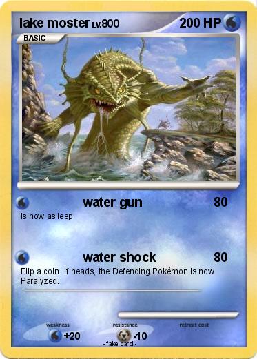 Pokemon lake moster