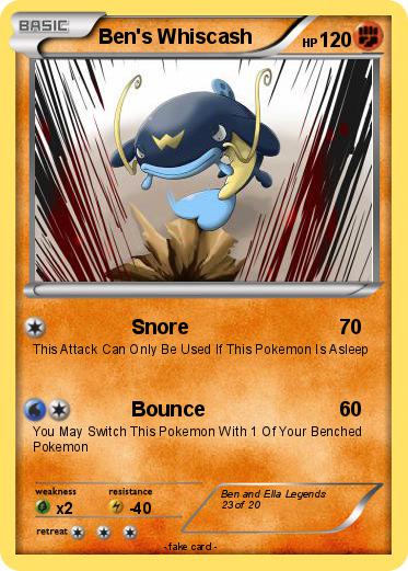 Pokemon Ben's Whiscash