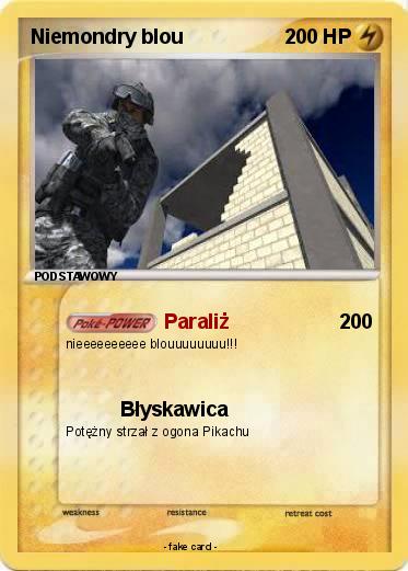 Pokemon Niemondry blou