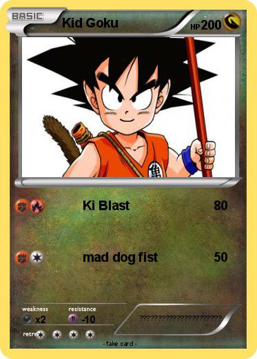Pokemon Kid Goku