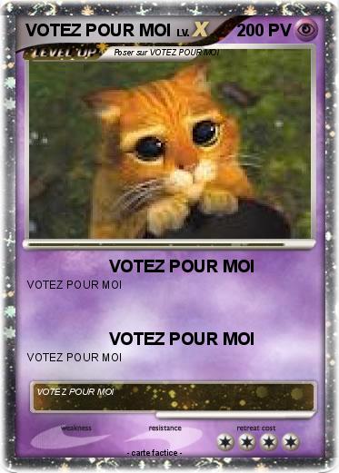 Pokemon VOTEZ POUR MOI