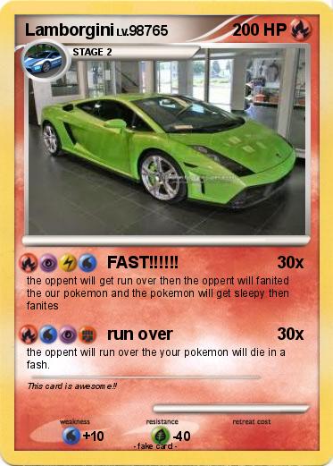 Pokemon Lamborgini