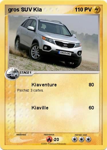 Pokemon gros SUV Kia