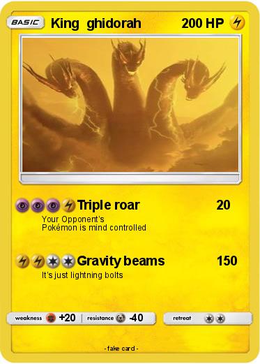 Pokemon King  ghidorah