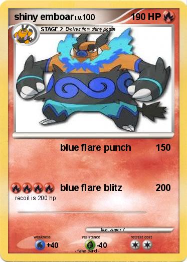 Pokemon shiny emboar