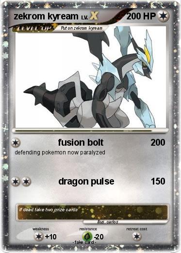 Pokemon zekrom kyream