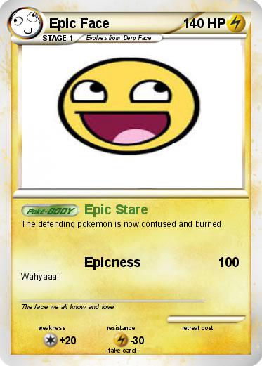 Pokemon Epic Face