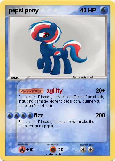Pokemon pepsi pony