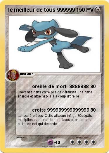 Pokemon le meilleur de tous 999999