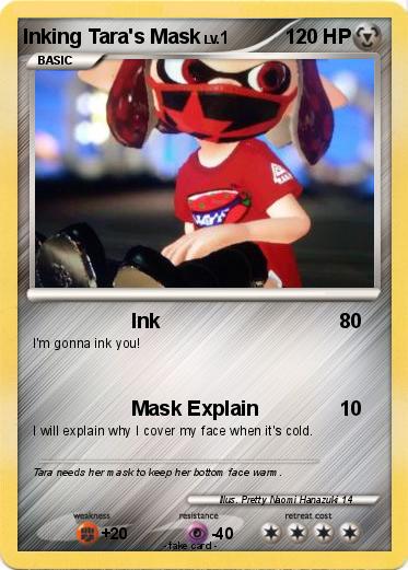 Pokemon Inking Tara's Mask