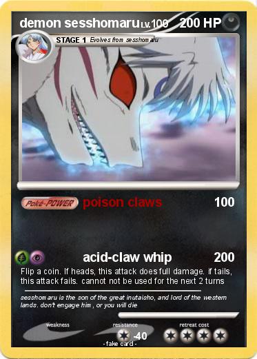 Pokemon demon sesshomaru