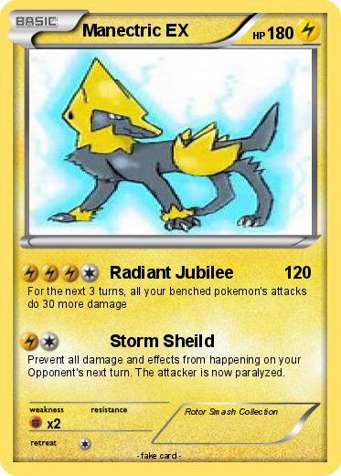 Pokemon Manectric EX
