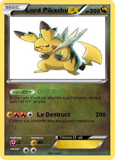 Pokemon Lord Pikachu