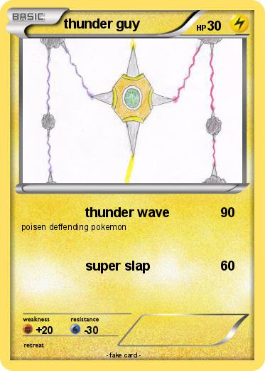 Pokemon thunder guy